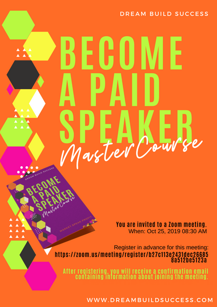 How To Become A Paid Speaker - DreamBuildSuccess